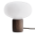 Eiche geräuchert / opal Glas Weiß