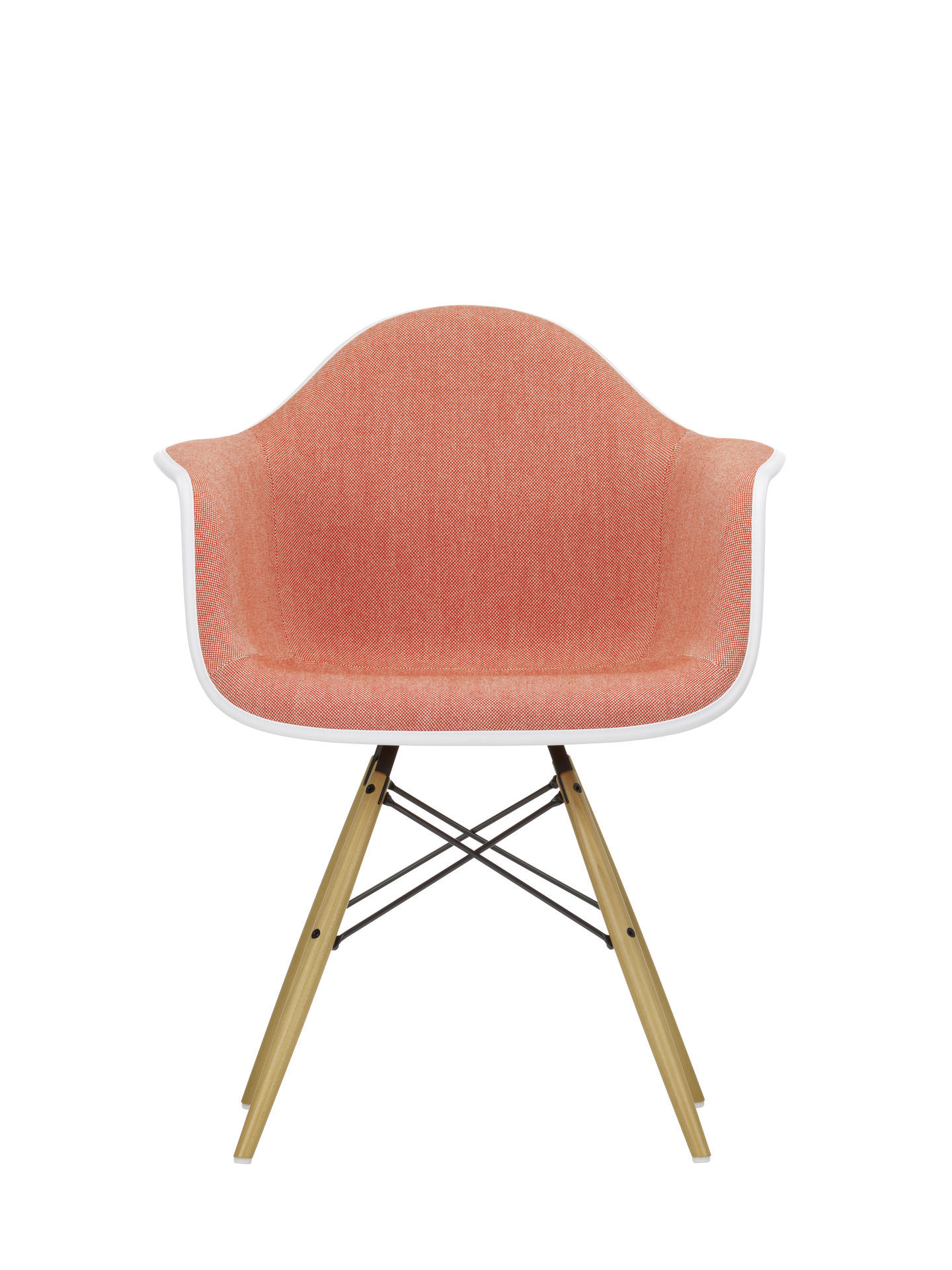 Eames Plastic Arm Chair DAW Stuhl Vollgepolstert Vitra