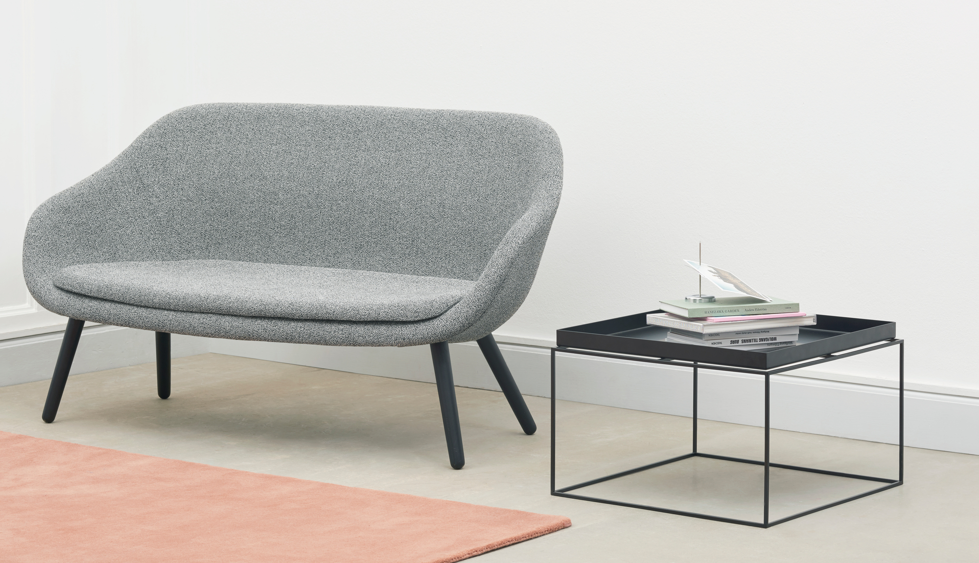 Tray Table Couchtisch Hay schokolade