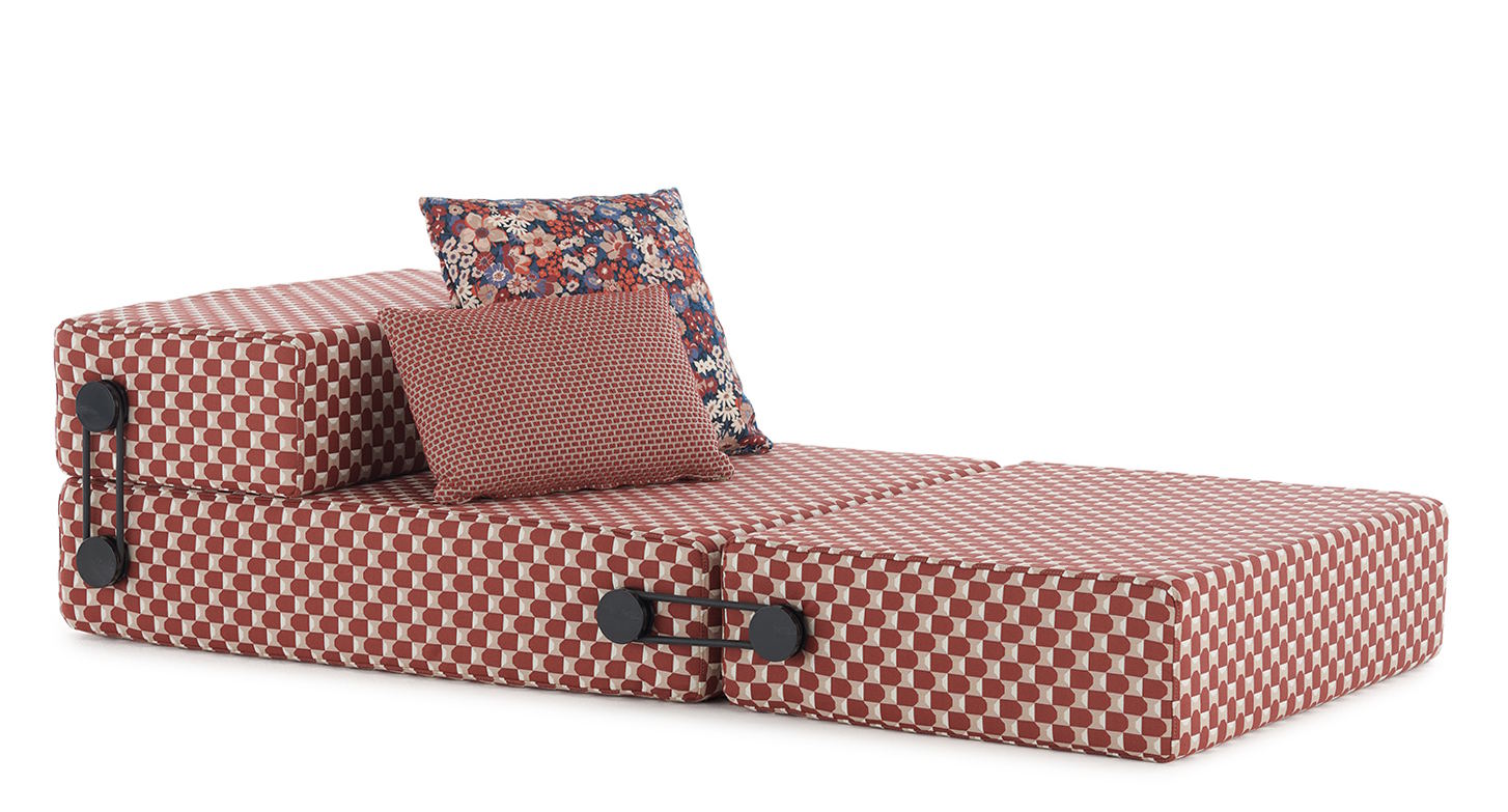 Trix Outdoor Chaise Longue / Liege / Sofa Obi Check Kartell