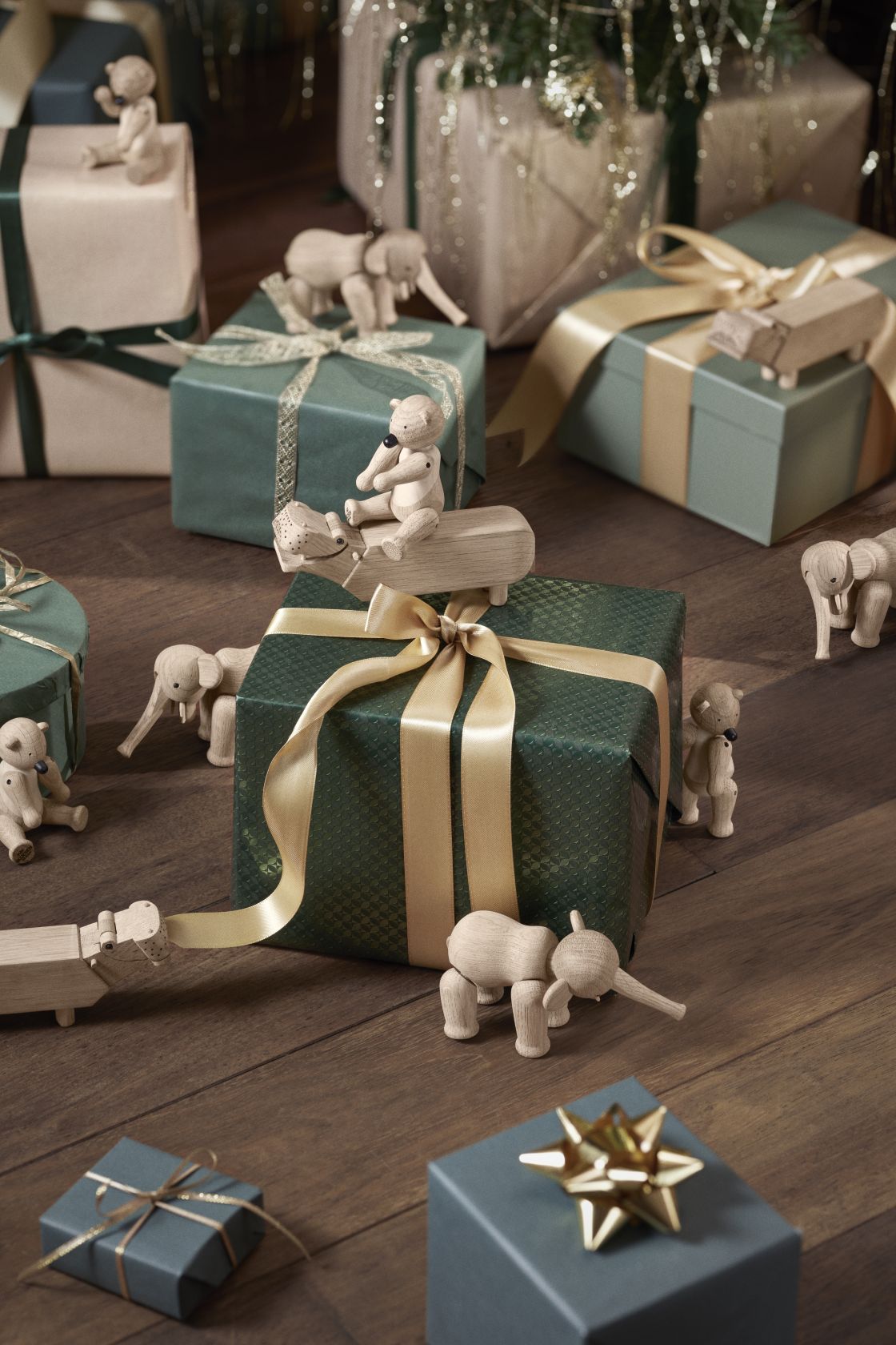 Set Liliput 3 Stück Holzfigur Kay Bojesen