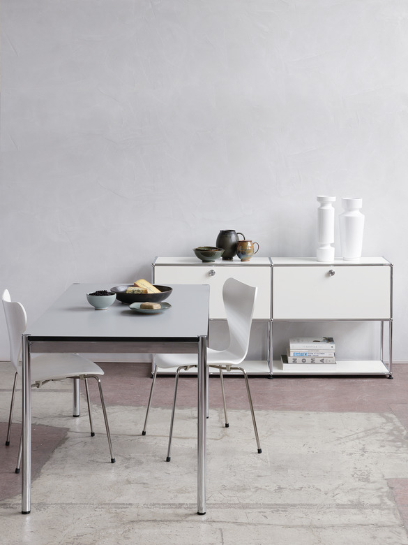 USM Haller Tisch 150 x 75 cm perlgrau QUICK SHIP