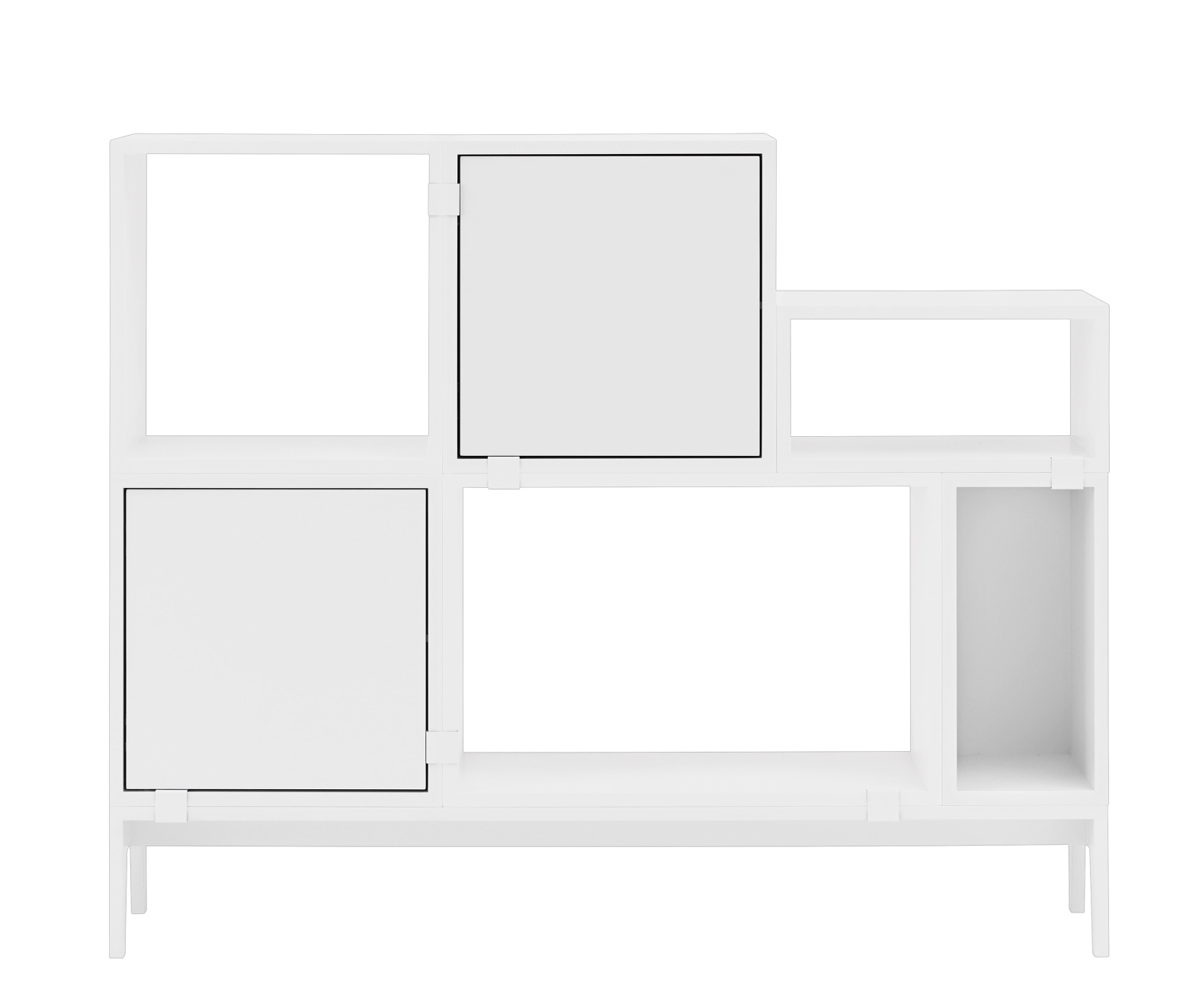 Stacked Konfiguration 1 Regalsystem Weiß Muuto EINZELSTÜCK