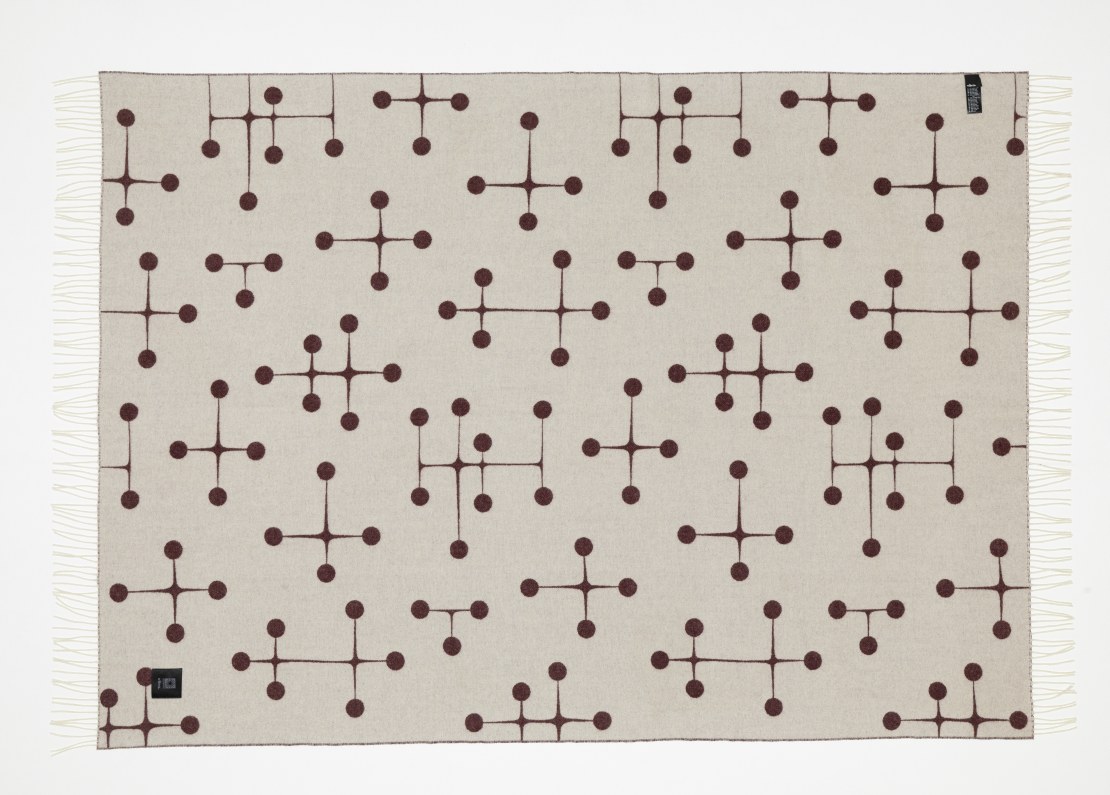 Eames Wool Blanket Bordeaux Wolldecke Vitra LIMITED EDITION 