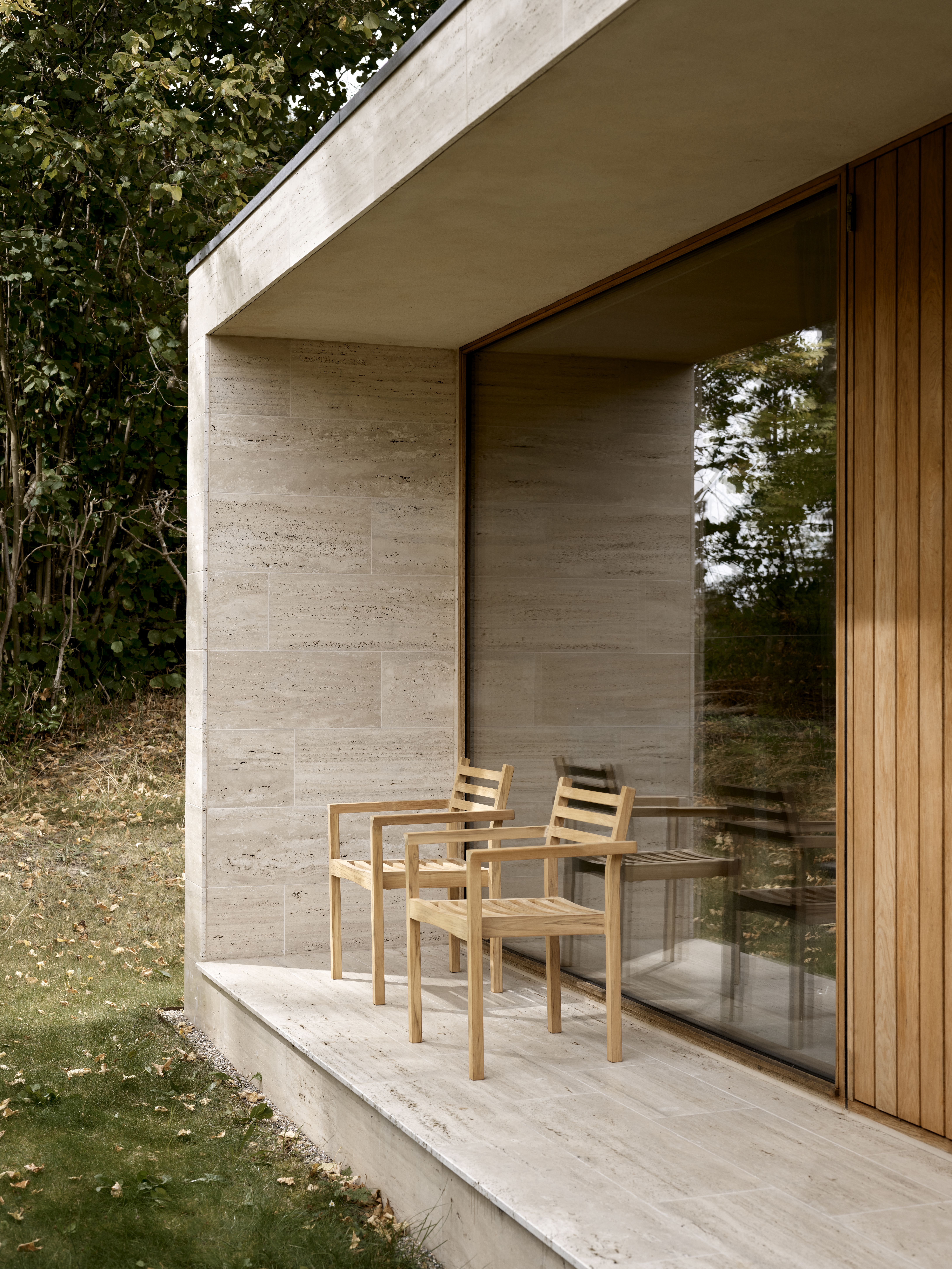 AH502 Armlehnstuhl Teak Outdoor Carl Hansen & Søn