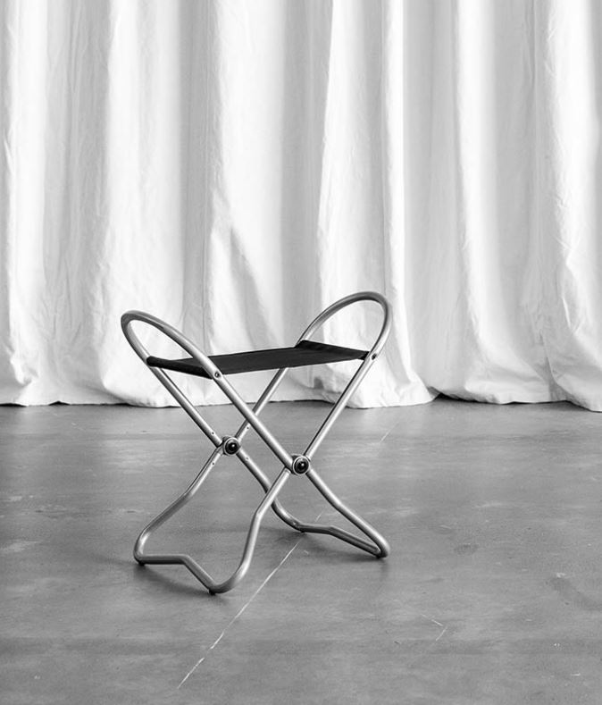 Chicago Klapphocker Lectus blau