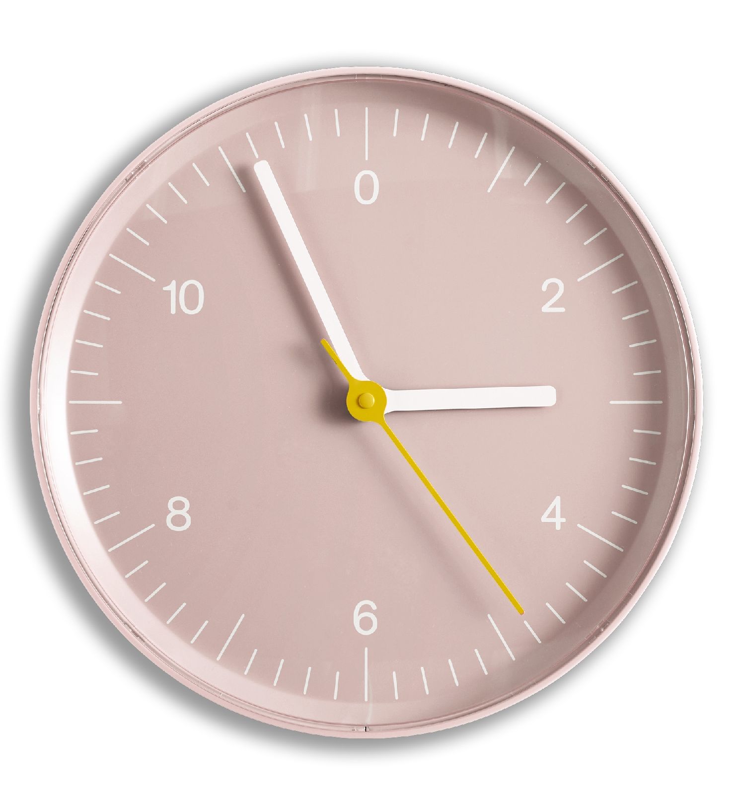 Wall Clock Wanduhr Hay Pink