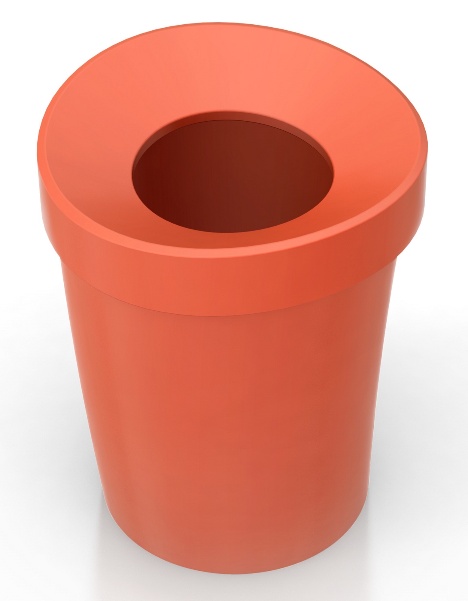 Happy Bin L Papierkorb Vitra-mohnrot