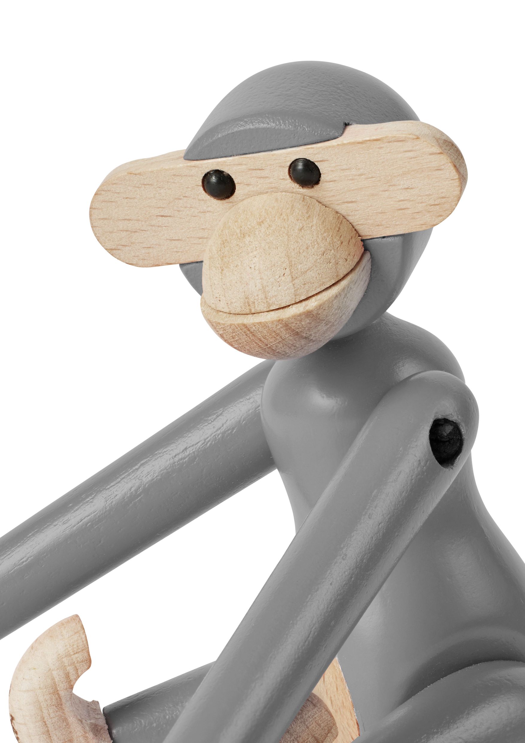 Affe Mini farbig Kay Bojesen Grau