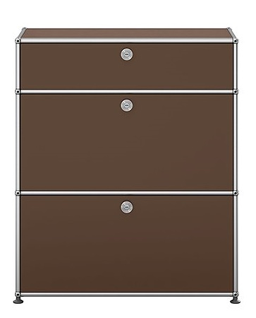 USM Haller Highboard mit 2 Klappen – QUICK SHIP - braun