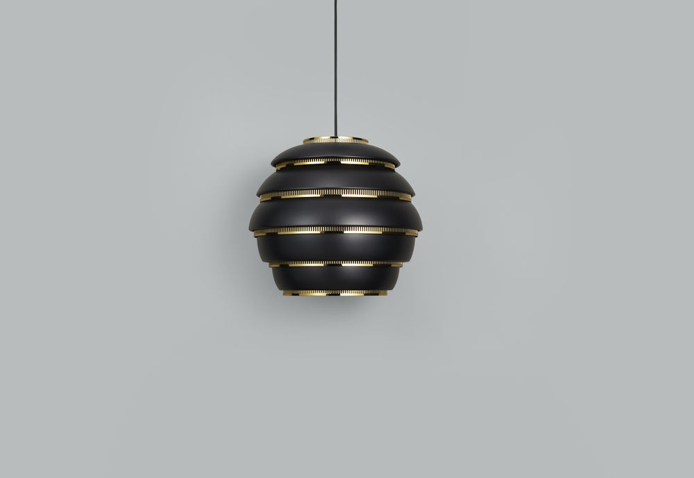 A331 Beehive Hängeleuchte Schwarz Artek QUICK SHIP