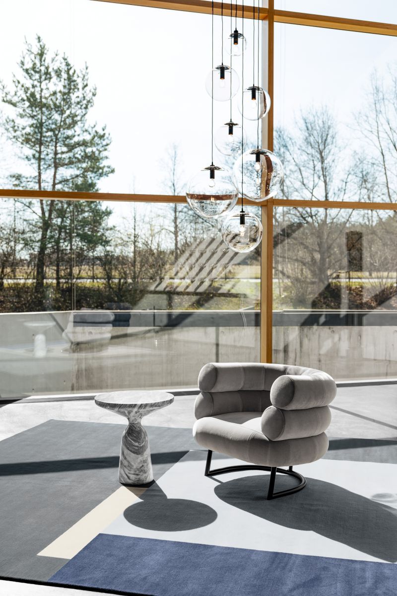 Bell Beistelltisch Marmor Grigio Nuvolato ClassiCon