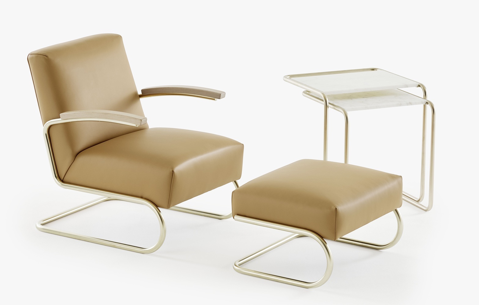 JS. Thonet by Jil Sander S 411 / S411 Sessel Nordic Thonet