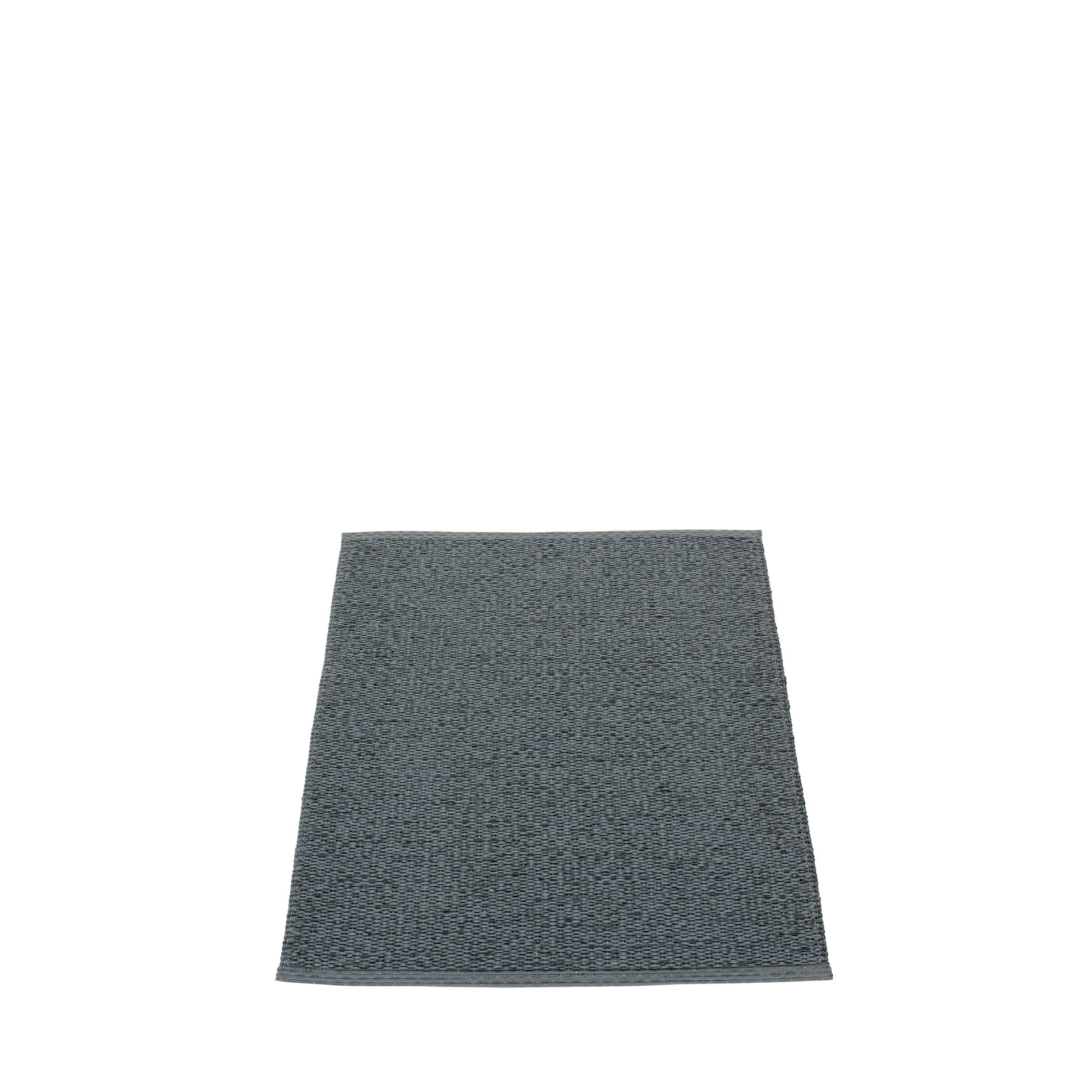 Svea Kunststoffteppich in Granit, 70x90 cm, geflochtene Textur. Ideal für Küche und Bad.