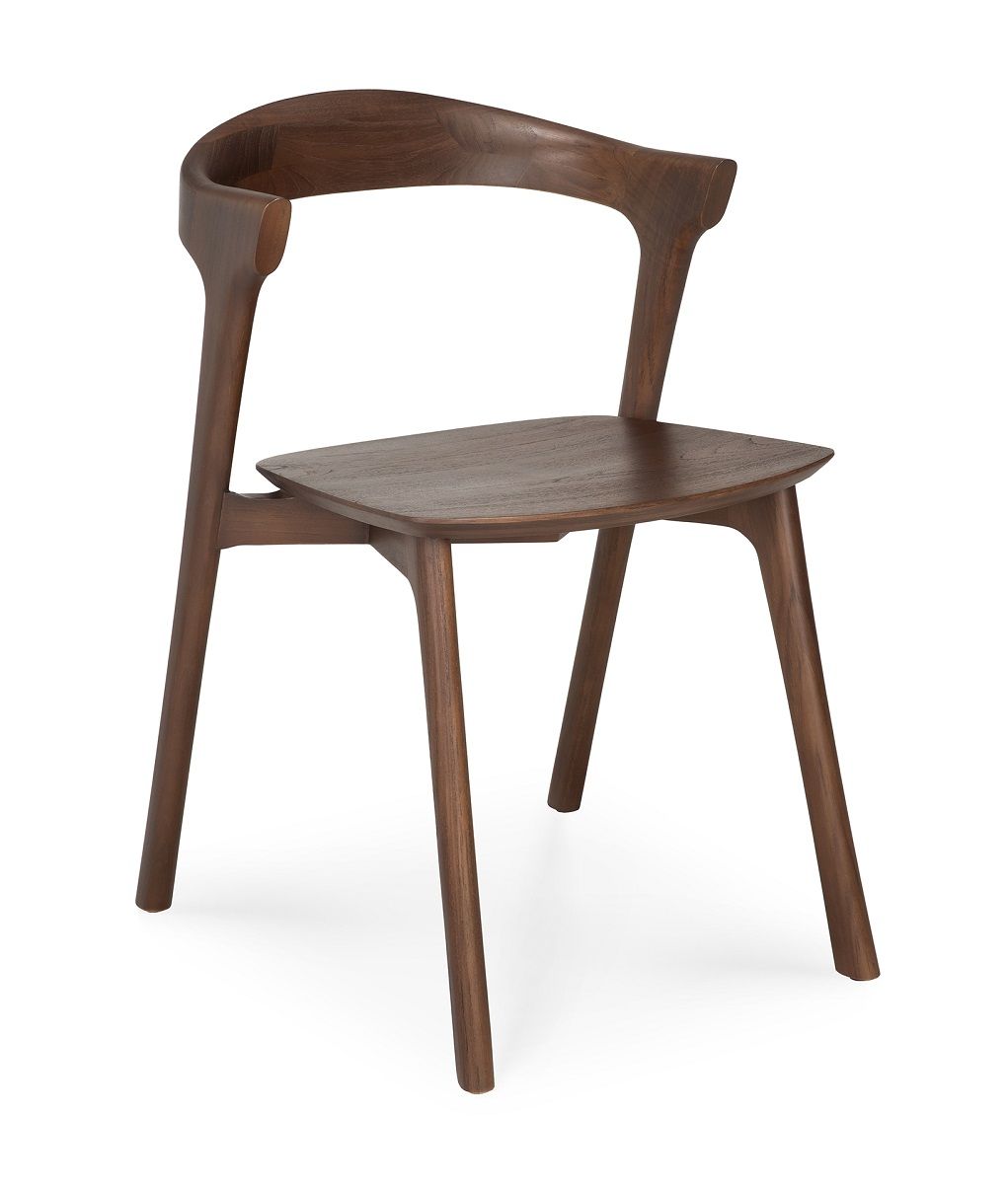 Bok Stuhl Teak lackiert dunkelbraun Ethnicraft