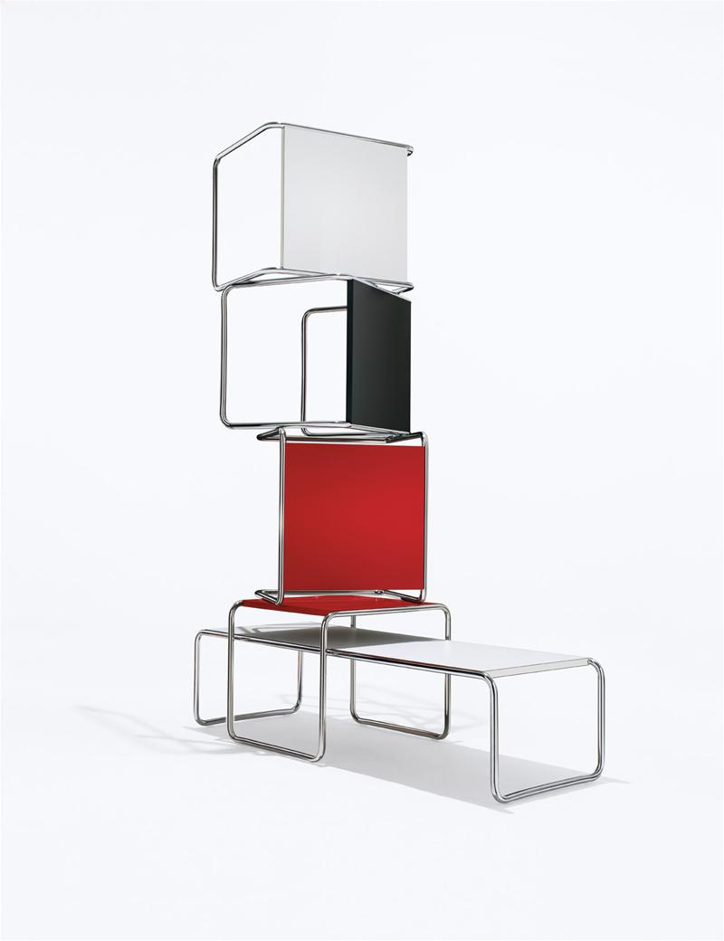Laccio 1 Couchtisch klein schwarz / anthrazit Knoll International - QUICK SHIP