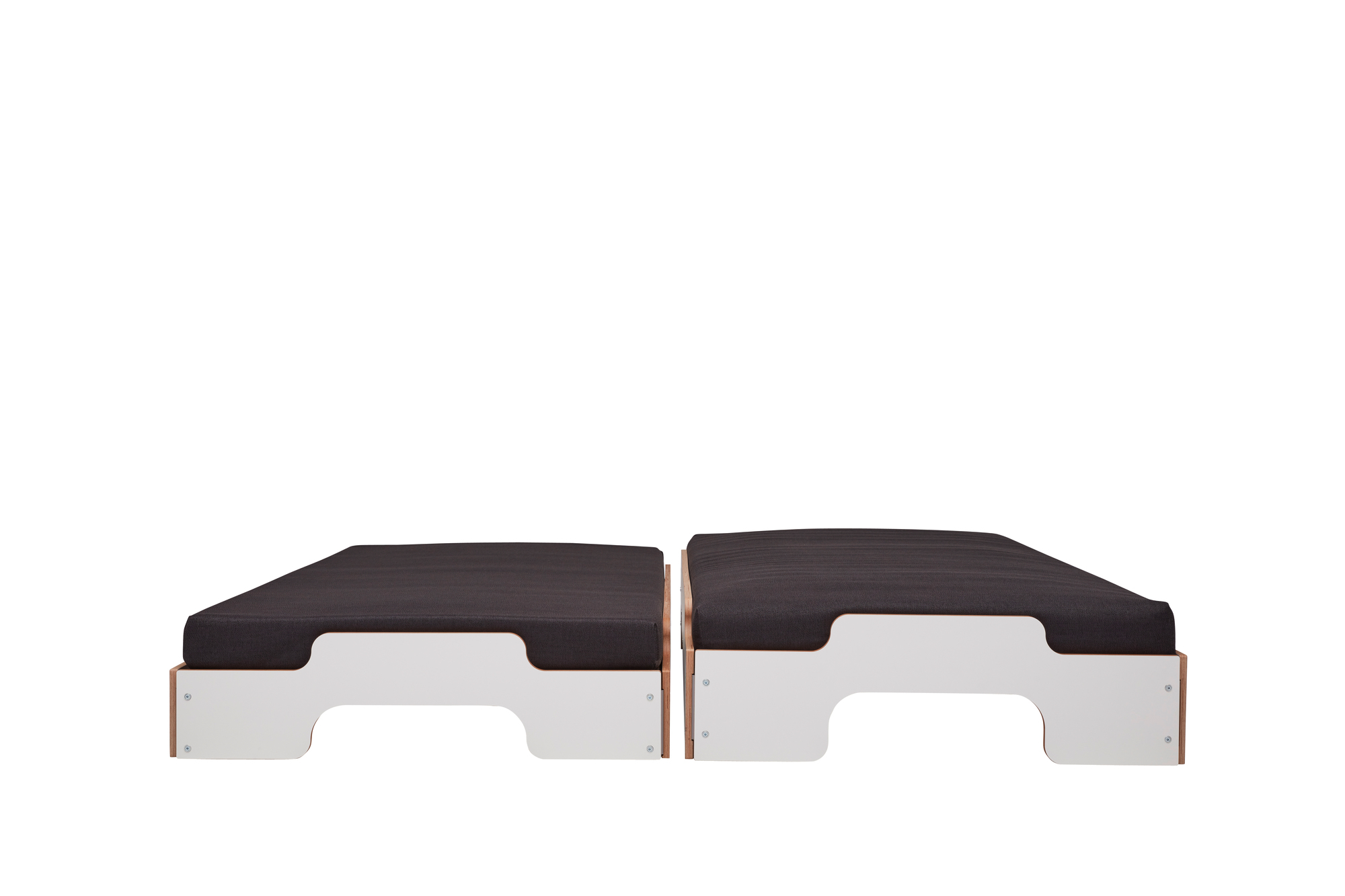 Stapelliege CPL Weiß Komfort Höhe Müller Möbelwerkstätten 200x90 cm