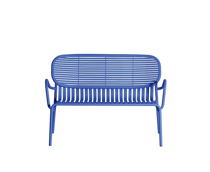 Week-End Double Sofa 2-Sitzer Petite Friture Blau