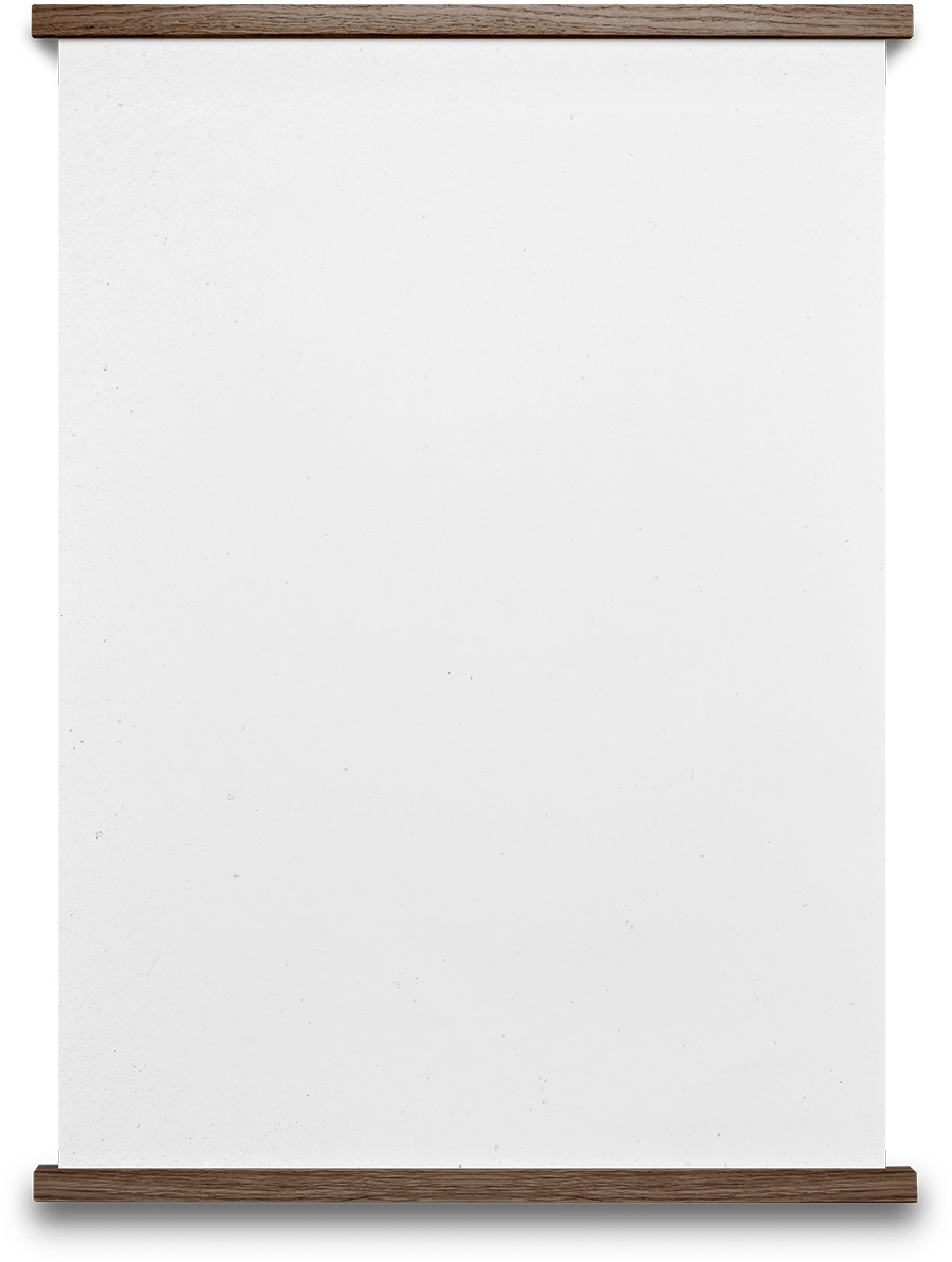 Posterleiste Walnuss 73 cm Paper Collective EINZELSTÜCK