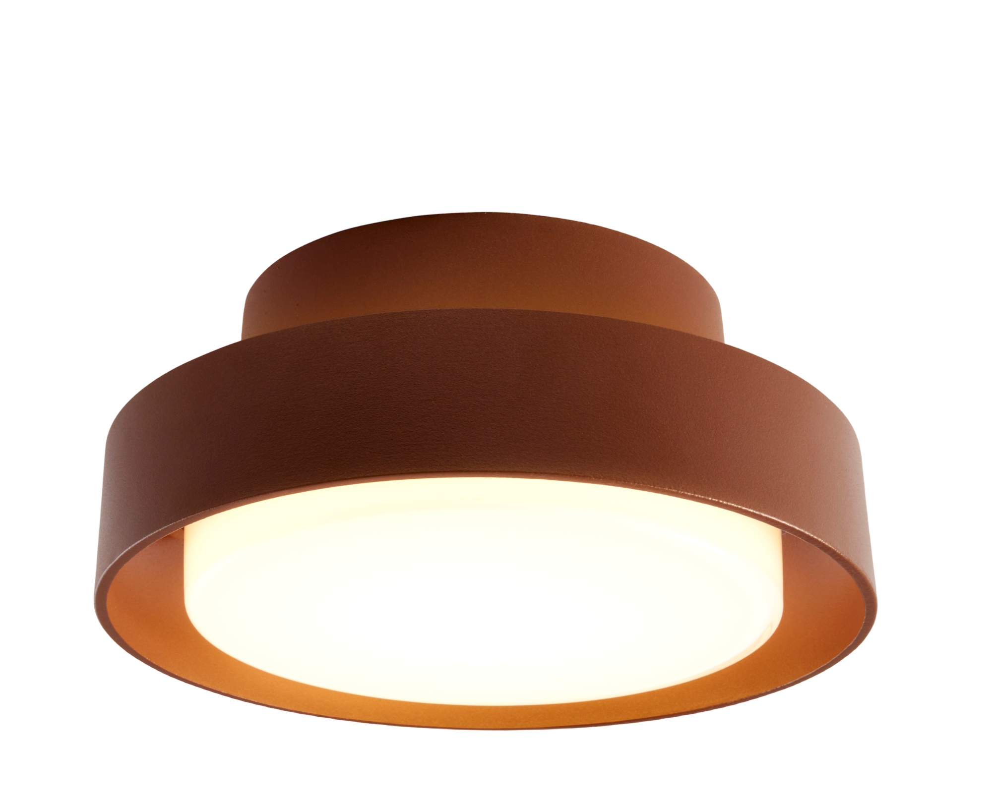 Plaff-On! 16 IP65 Wandleuchte marset Rostbraun