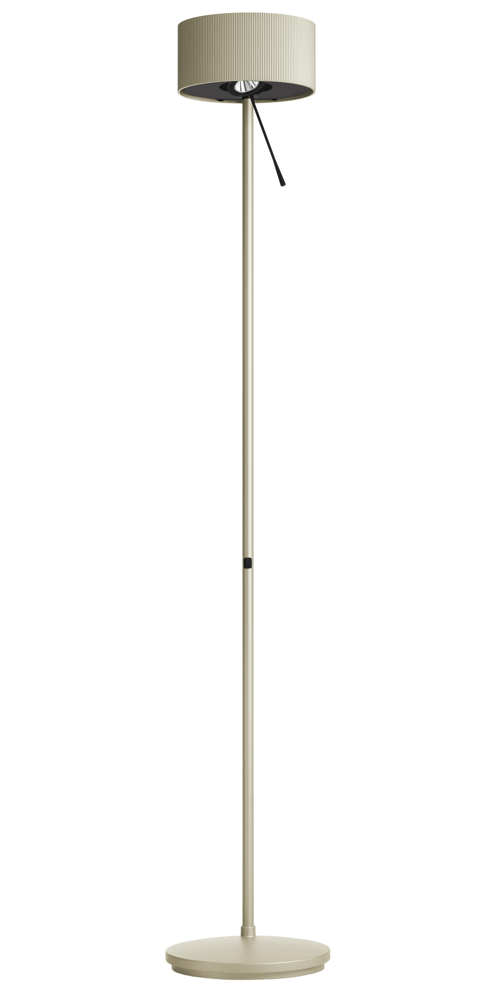 Diogenes LED Stehleuchte Belux Goldgrau