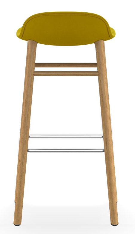 Form Barstool Barhocker H 75 cm Holz Gepolstert Normann Copenhagen