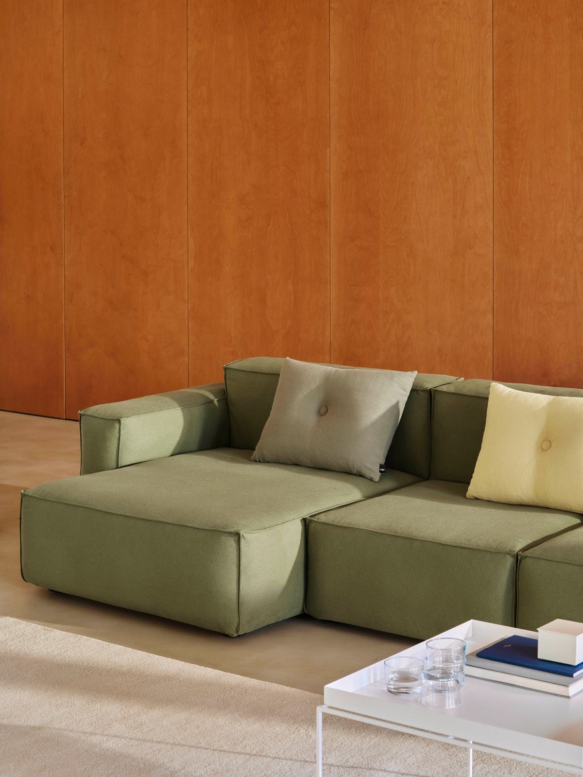 Mags S1965 Wide Right Sofa Modul mit abziehbaren Bezug Hay