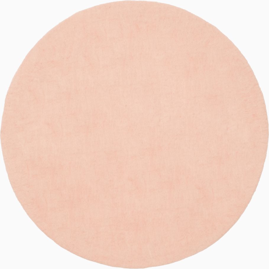Mono Rund Filzteppich Ø 160 cm myfelt  Merle (Rosa)