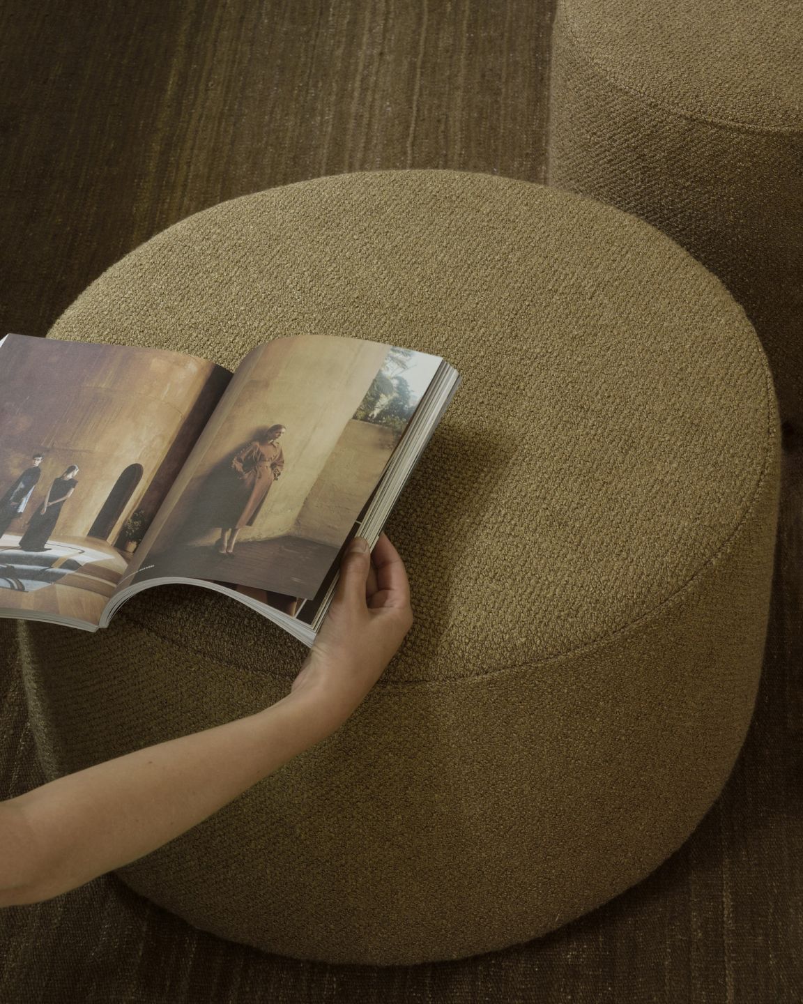 Barrow Sitzhocker 40x40x40 Ingwer Ethnicraft