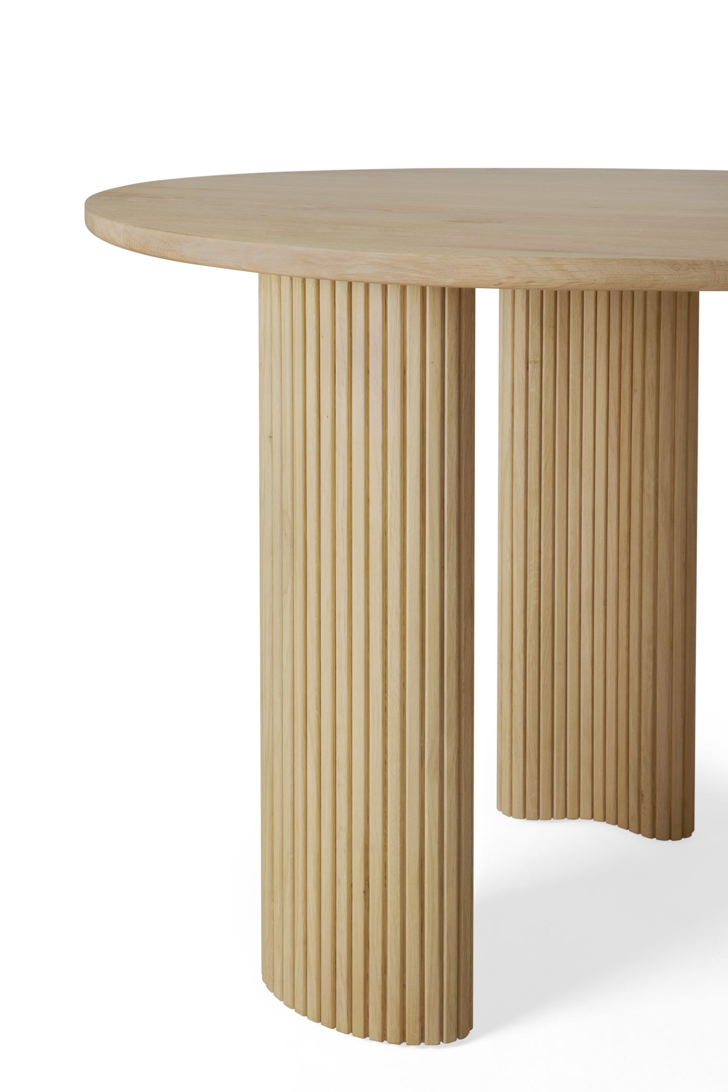 Boomerang Schreibtisch  - lackierte Eiche Ethnicraft