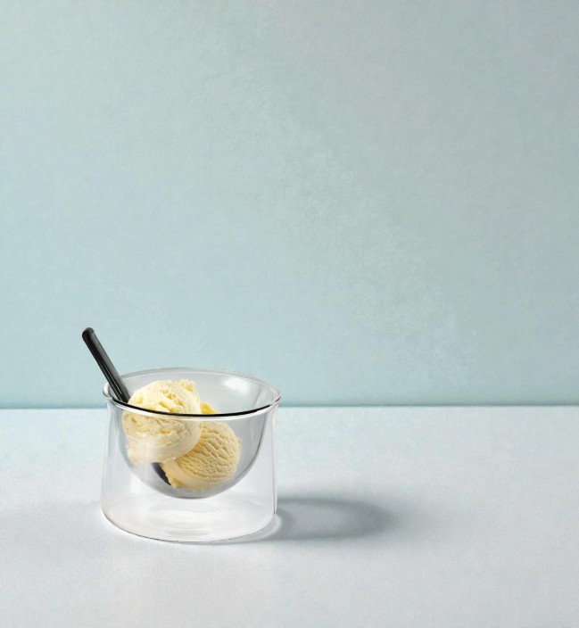 Gelato Becher mit Löffel Philippi