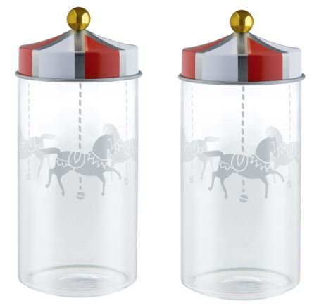 Circus Set aus zwei Gewürzbehältern MW68S2 Alessi