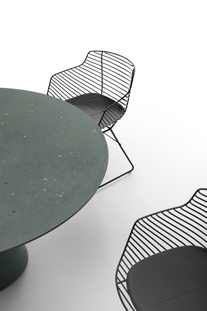 Flow Filo SLIM Indoor/Outdoor Chair Stuhl Kufengestell MDF Italia