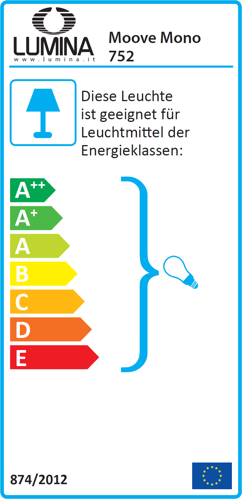 Moove Mono Pendelleuchte Lumina