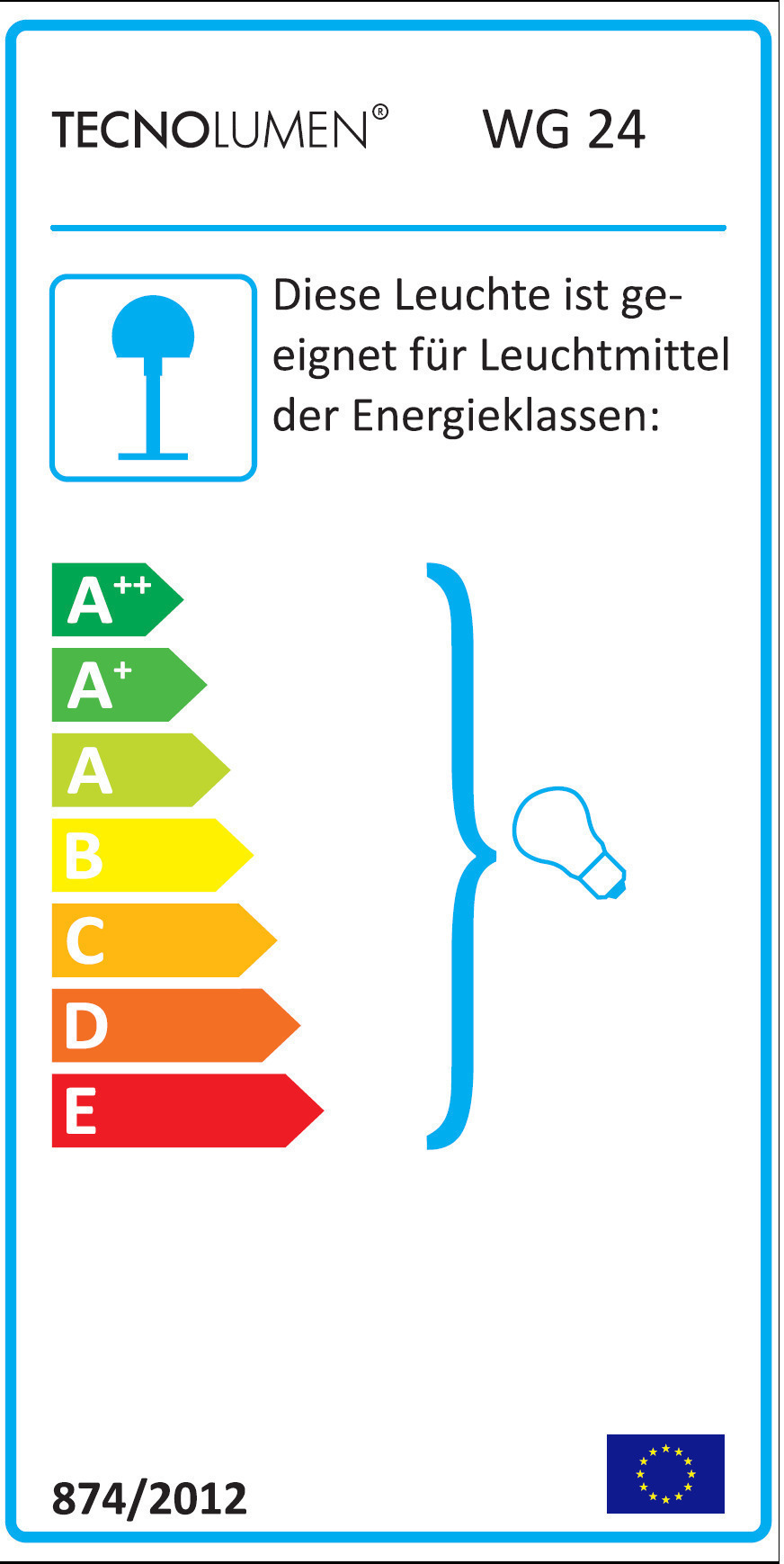 WG24 / WG 24 Wagenfeld Tischleuchte Tecnolumen