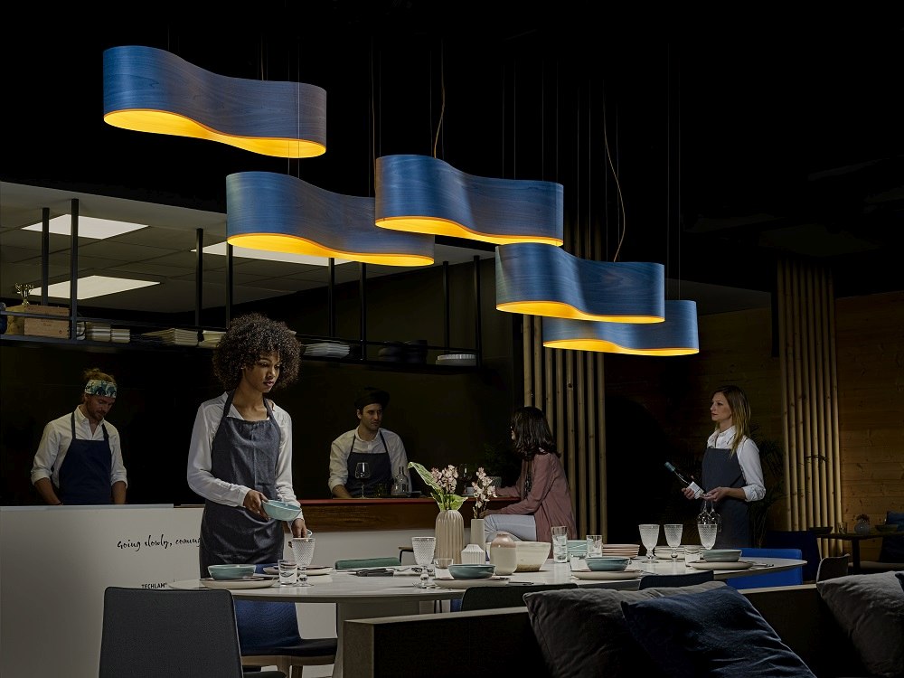 New Wave Suspension Pendelleuchte LZF Lamps