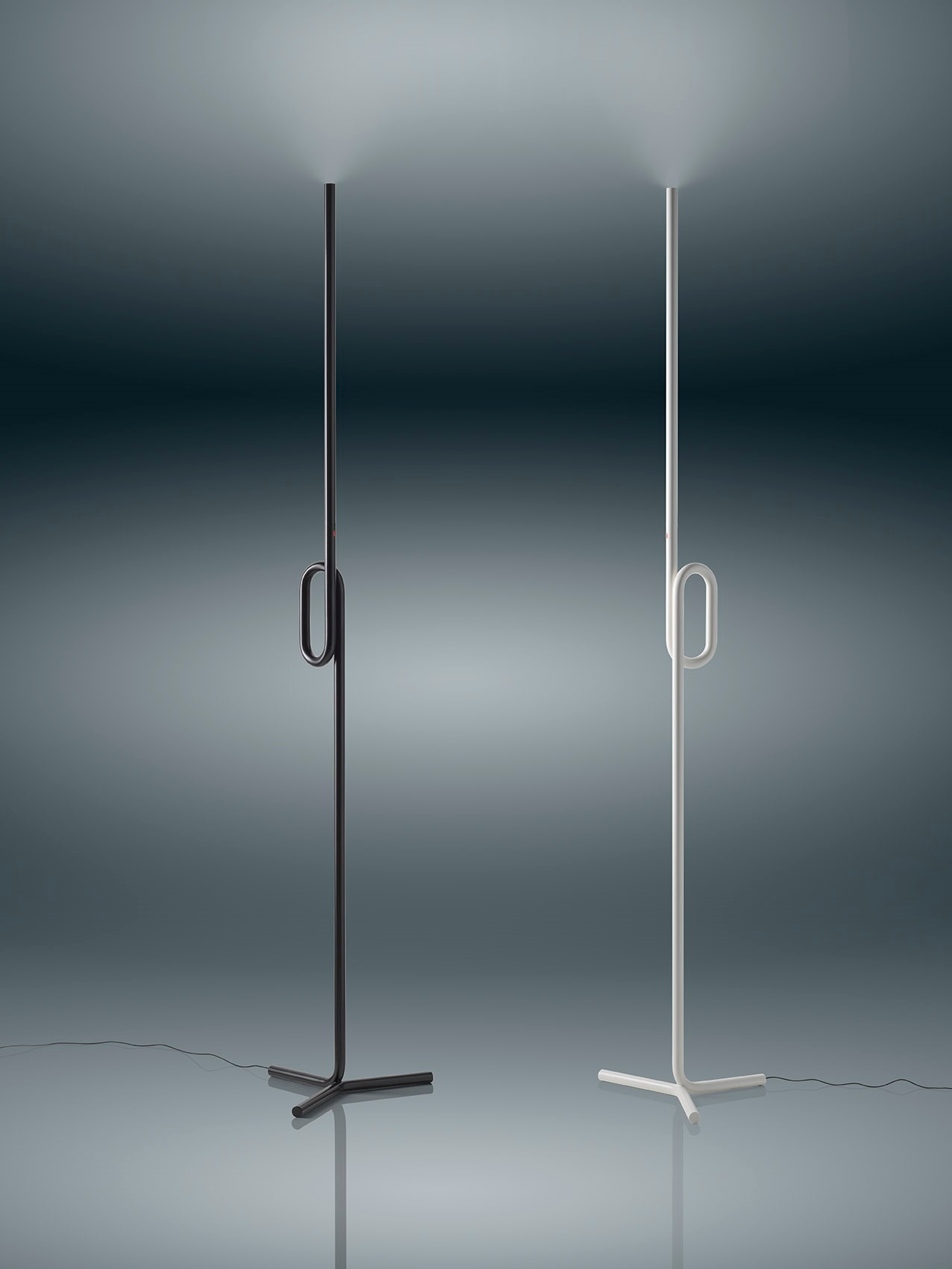 Tobia LED Stehleuchte Foscarini Schwarz