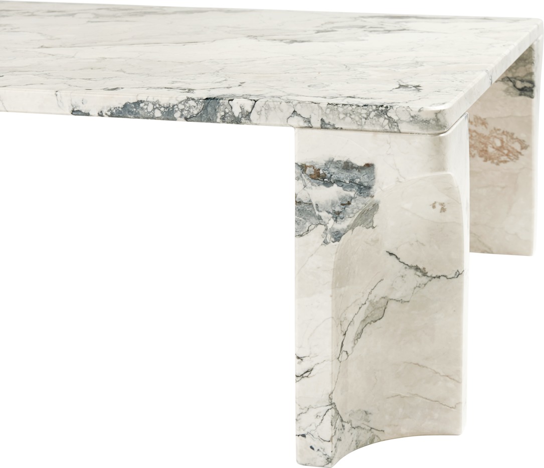 Doric Couchtisch Rechteckig Electric Grey Gubi