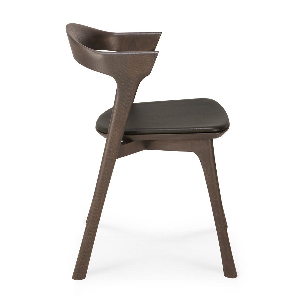 Bok Stuhl Eiche braun / Leder braun Ethnicraft