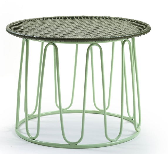 Circo Side Table Beistelltisch Outdoor ames Olivgrün / Pastellgrün