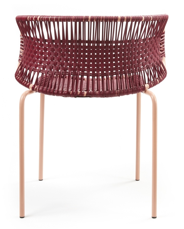 Cielo Stacking Armchair Stapelbarer Armlehnstuhl Outdoor ames Rot - Pink sand