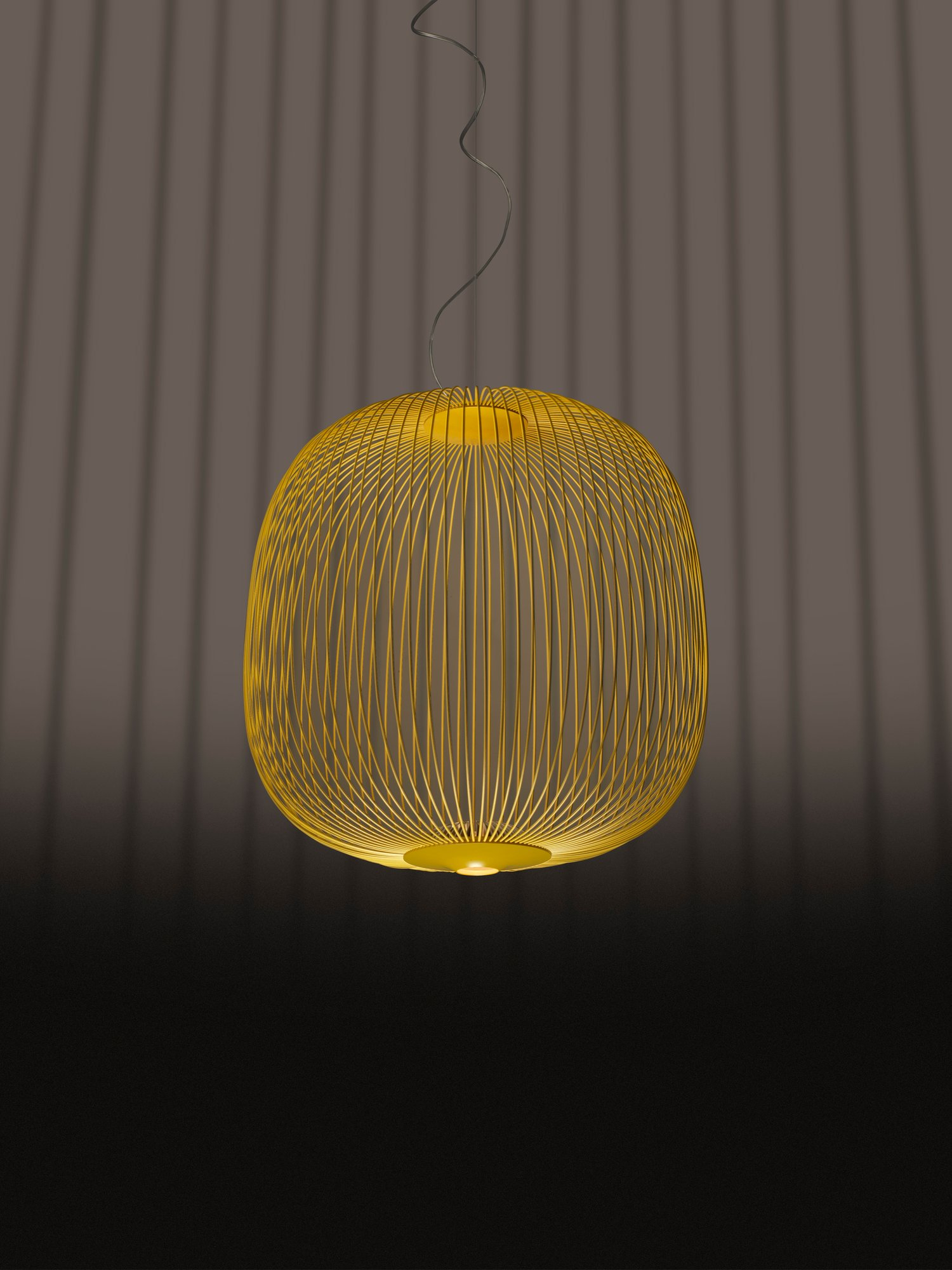 Spokes 2 LED Pendelleuchte Foscarini Weiss
