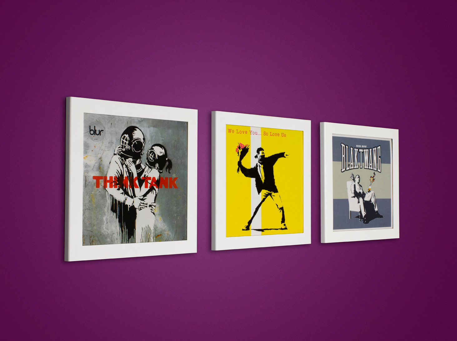 Art Vinyl Schallplattenrahmen 3er-Set Klein & More EINZELSTÜCK
