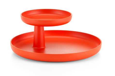 Rotary Tray Tablett Vitra-poppy rot