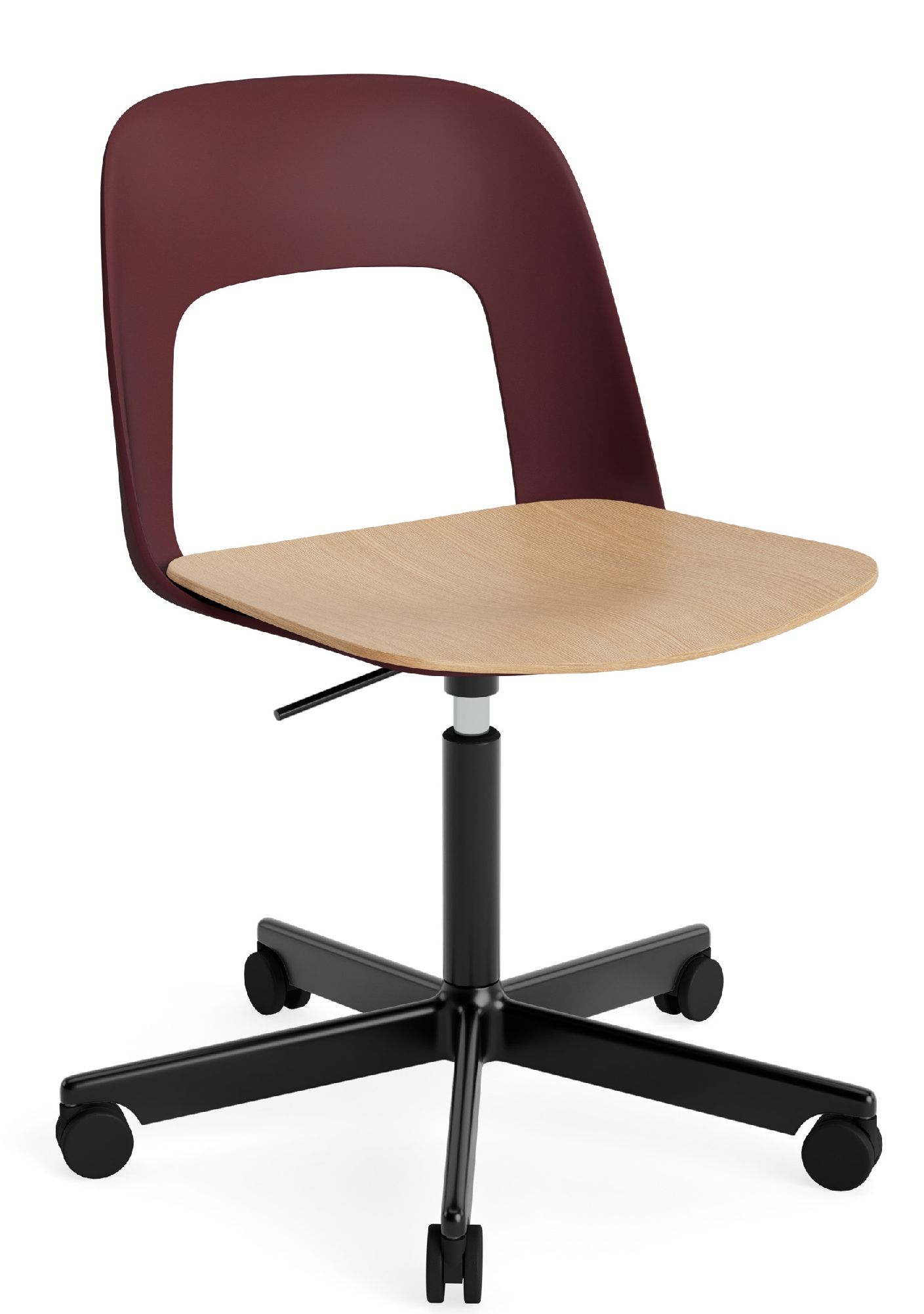 Layout Side Chair 142 5-Stern Drehfuß Stuhl Hay