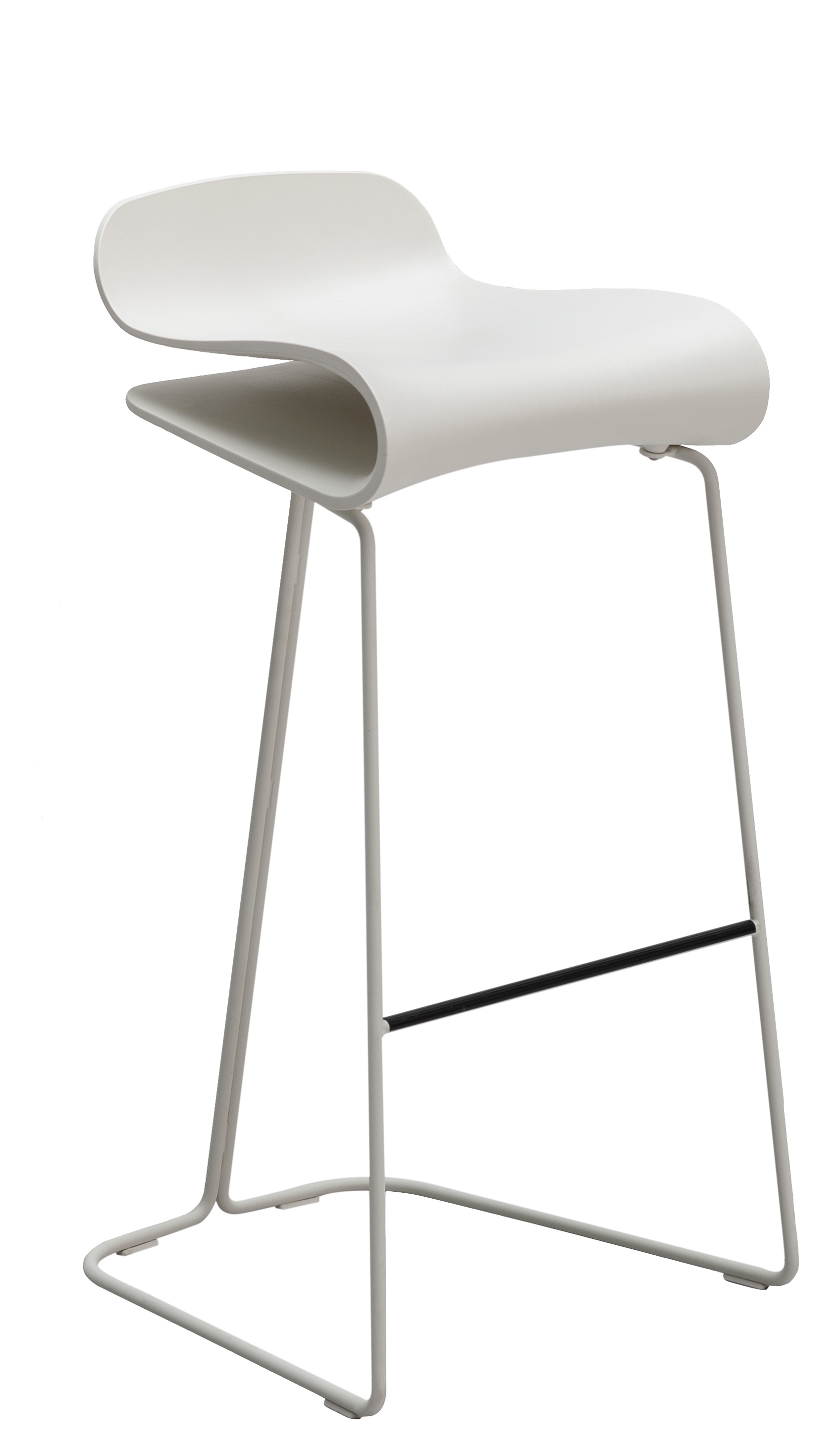 BCN Barhocker mit Kufengestell Kristalia