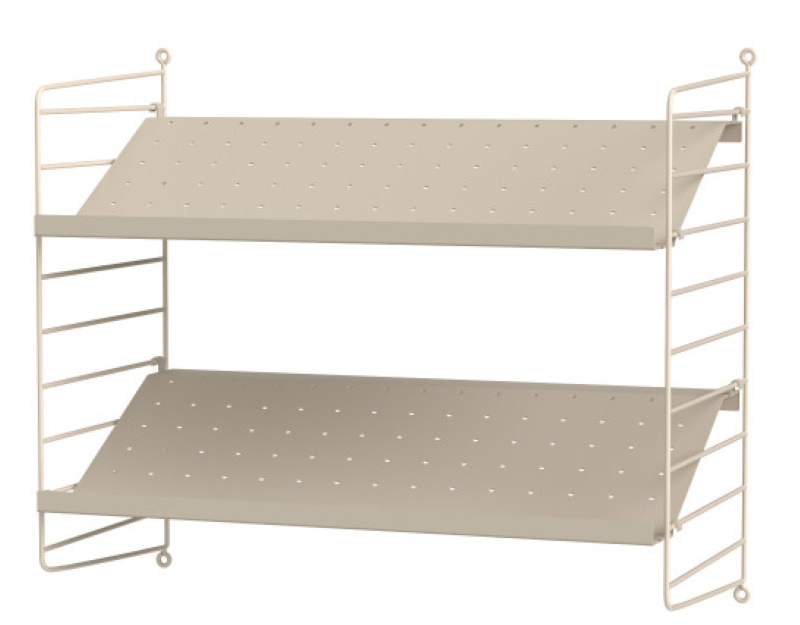 String Flur Wand Regalsystem F String Furniture Beige - Beige
