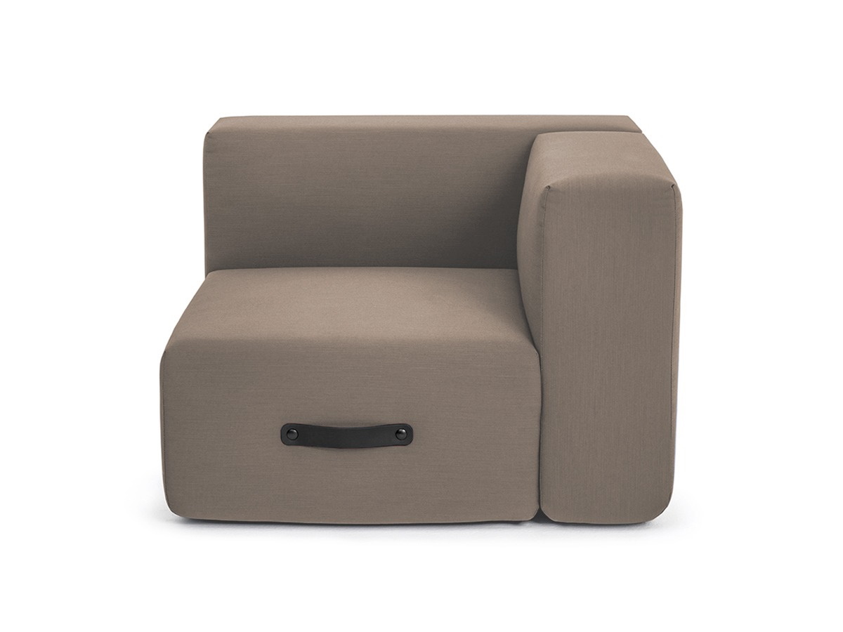 Miamia Outdoor Sofa Eckmodul Rechts Taupe Conmoto