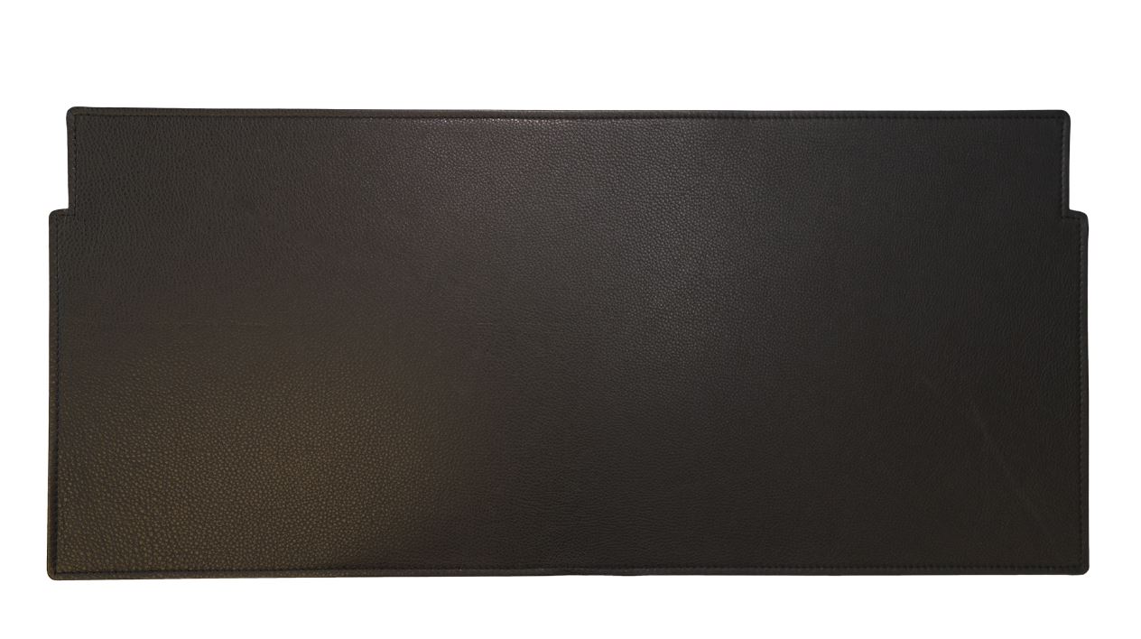 Lederauflage für USM Schreibtisch Innen 50x35 GRAPHITSCHWARZ Leather on Top EINZELSTÜCK 