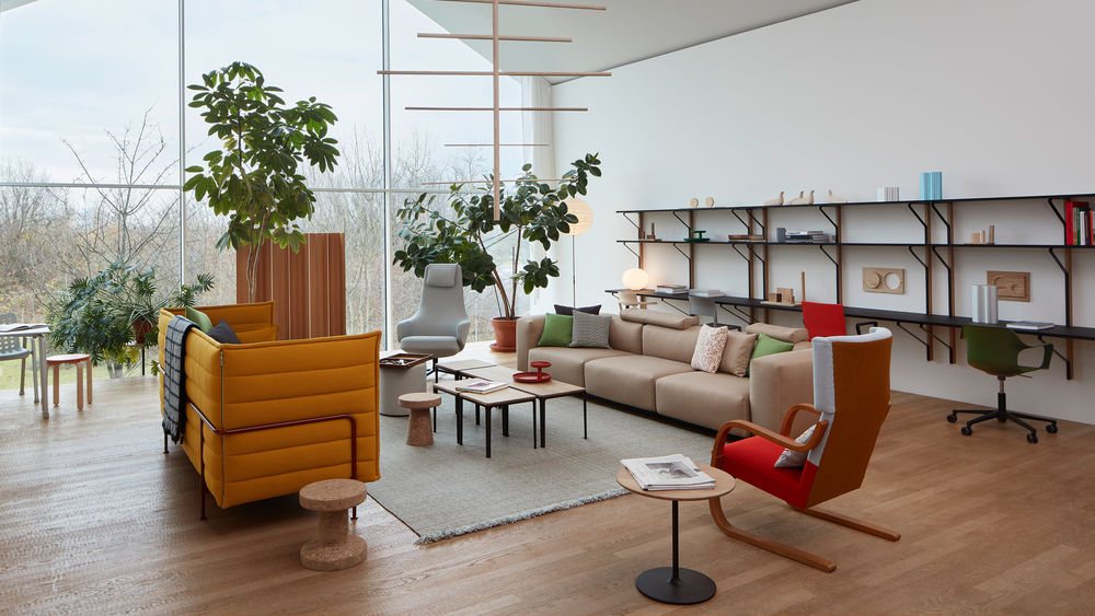 Alcove Zwei-Sitzer Sofa Vitra